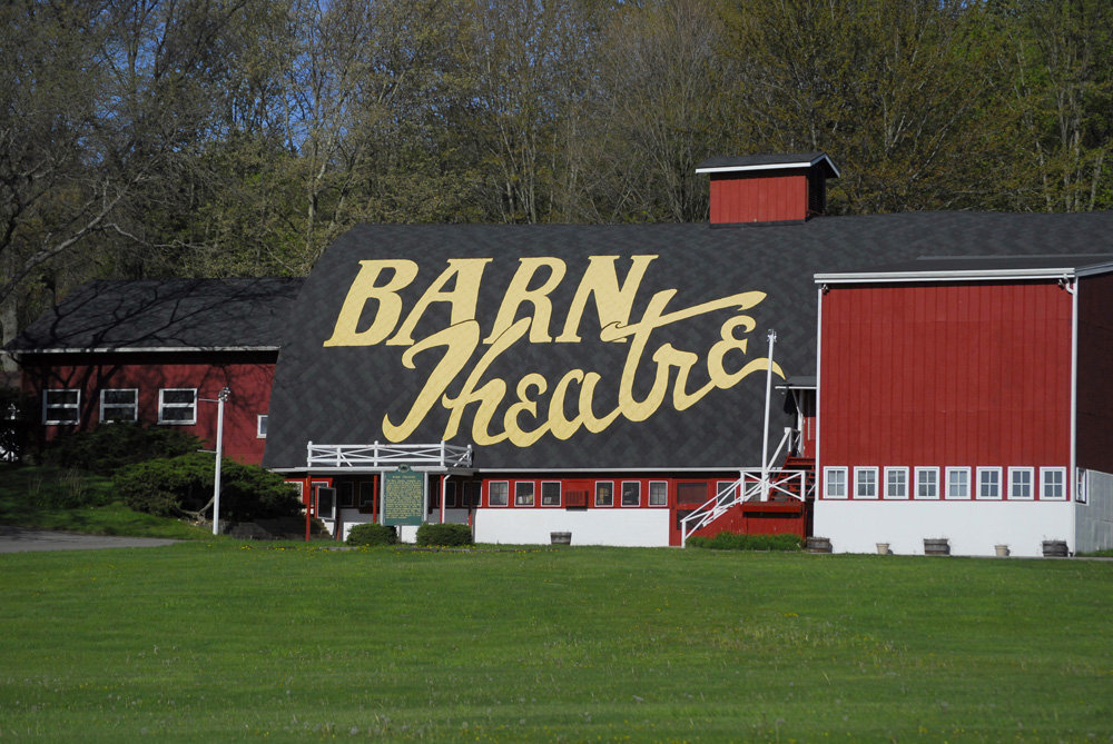 Iowa background with shops