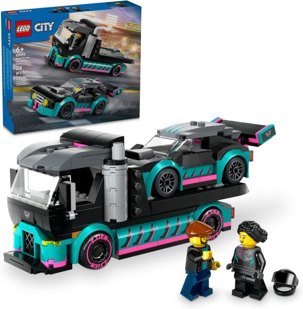 Product Image for  60406 Race Car and Car Carrier Truck LEGO