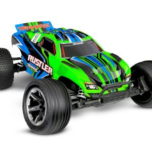 Product Image for  Rustler 2wd Truck RTR HD w/USB-C Charger and Battery, Traxxas #37254-8