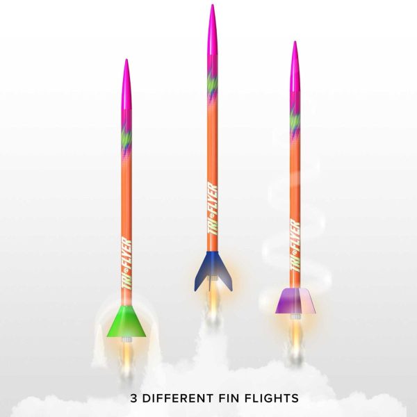 Product Image for  Estes Tri-Flyer Model Rocket STEM Starter Set EST0647