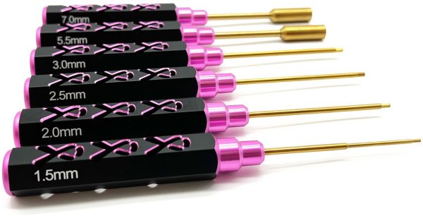 Product Image for  6-Piece Hex & Nut Driver Set RCE7230, Breast Cancer Awareness