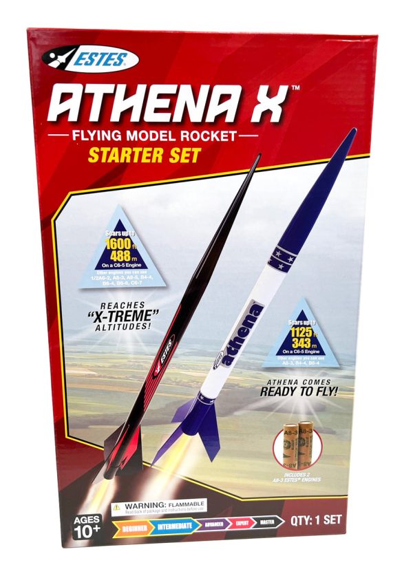 Product Image for  Estes Athena X Flying Model Rocket Starter Set EST5304
