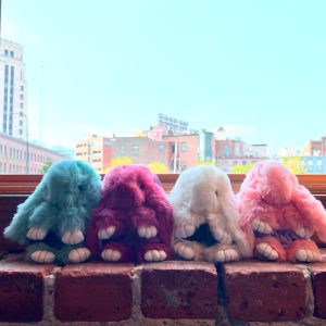 Product Image for Fluffy Bunny Key Ring with Scrunchie Tutu