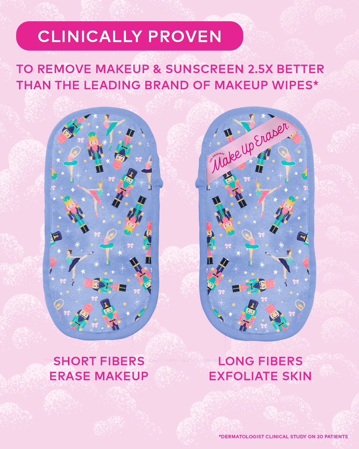 Product Image for Nutcracker Mini Pro MakeUp Eraser Ornament