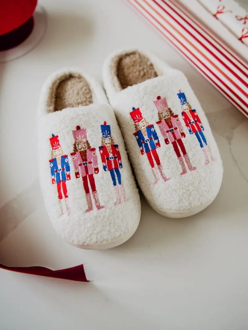 Product Image for Nutcracker Sherpa Slippers