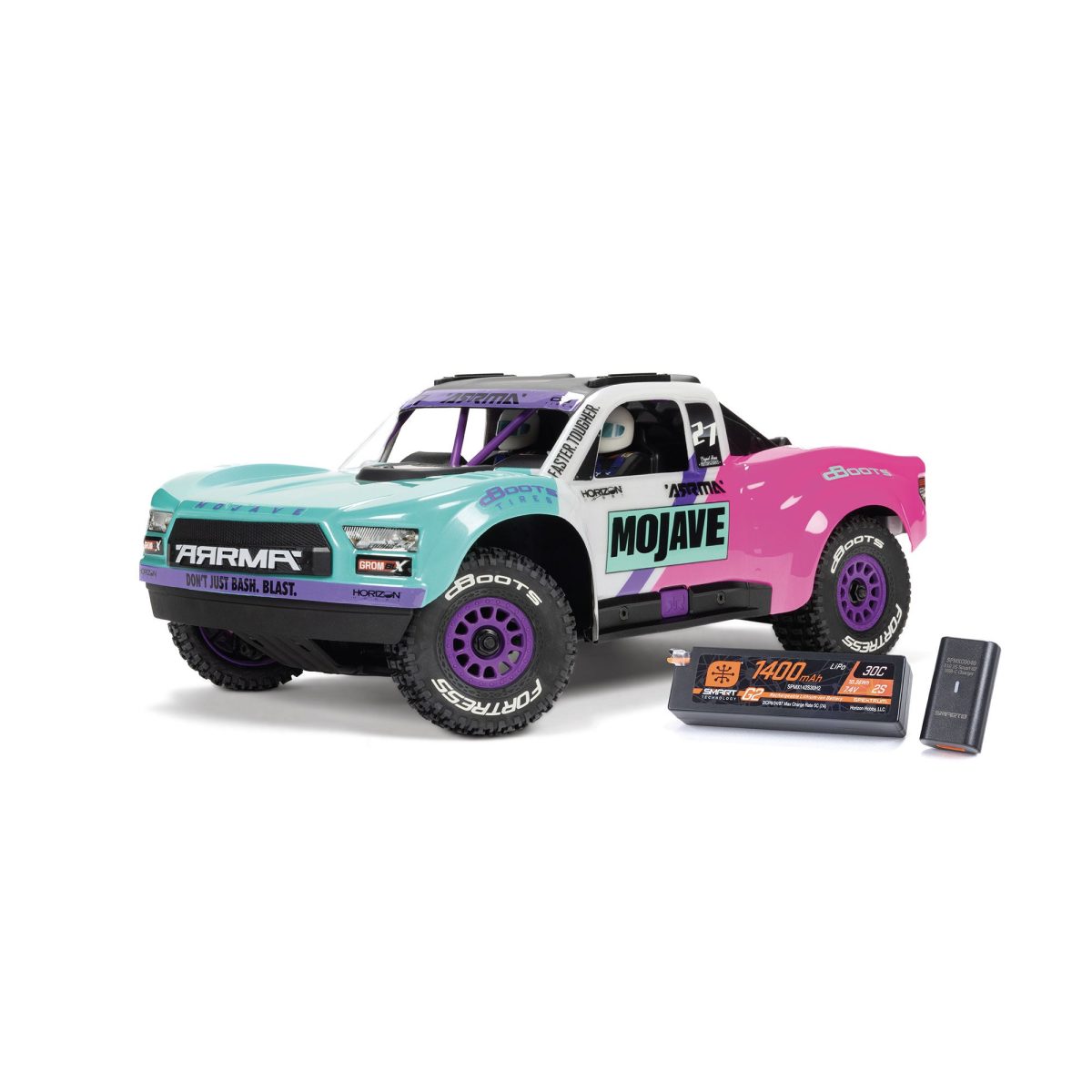Product Image for MOJAVE GROM 223S BLX Brushless 4X4 Small Scale Desert Truck RTR, Arrma, ARA2304