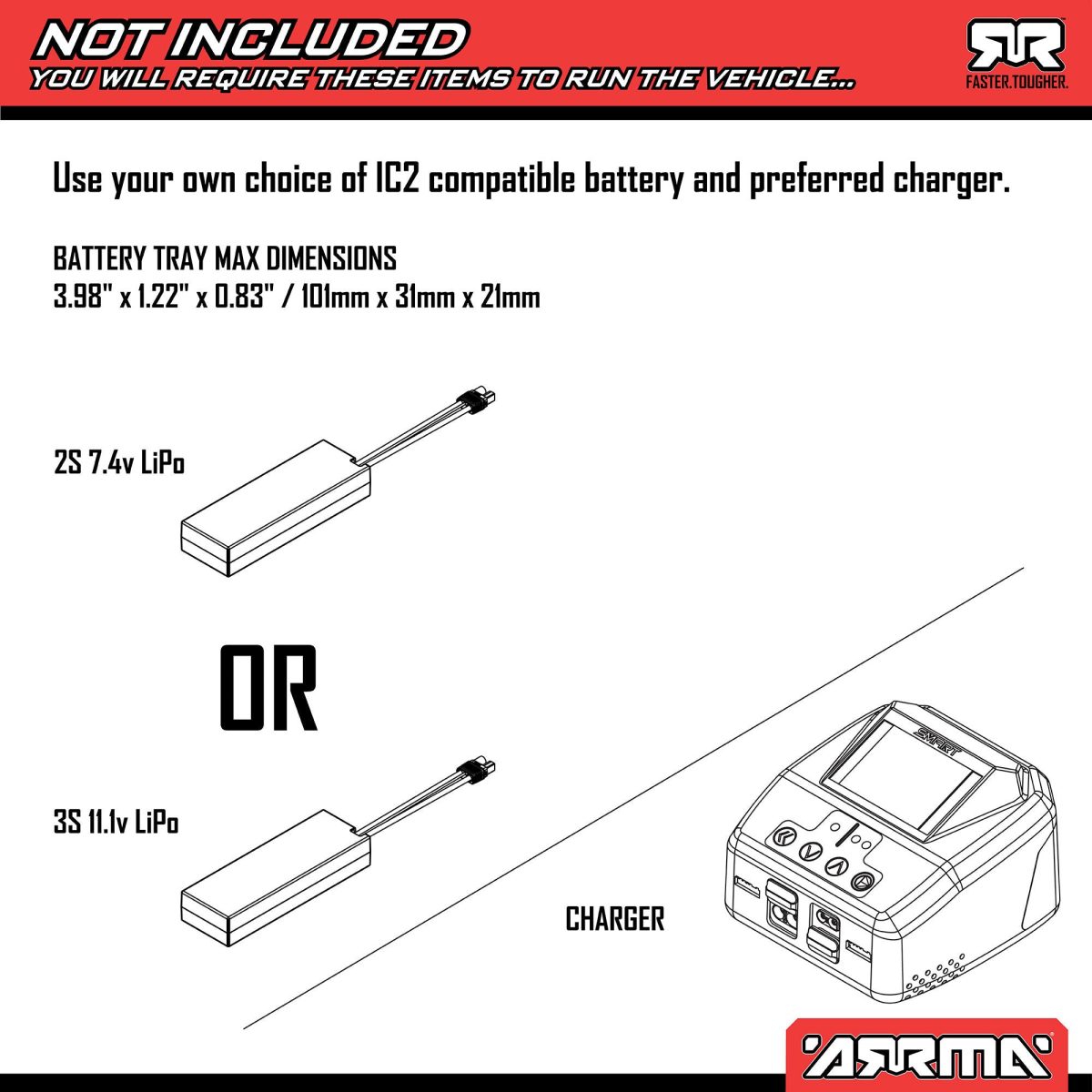 Product Image for MOJAVE GROM 223S BLX Brushless 4X4 Small Scale Desert Truck RTR, Arrma, ARA2304