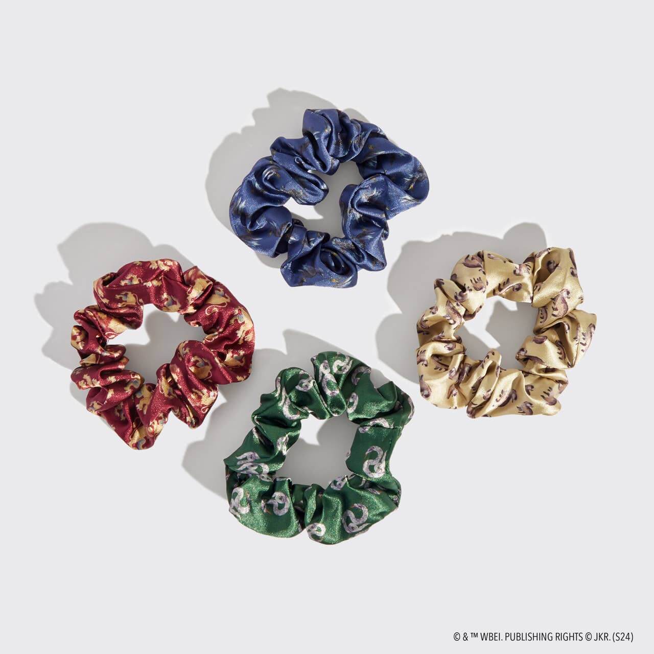 Product Image for Harry Potter x Kitsch Satin Sleep Scrunchies 4pc Set