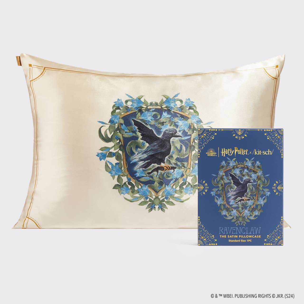 Product Image for Harry Potter x Kitsch Satin Pillowcase Standard – Ravenclaw