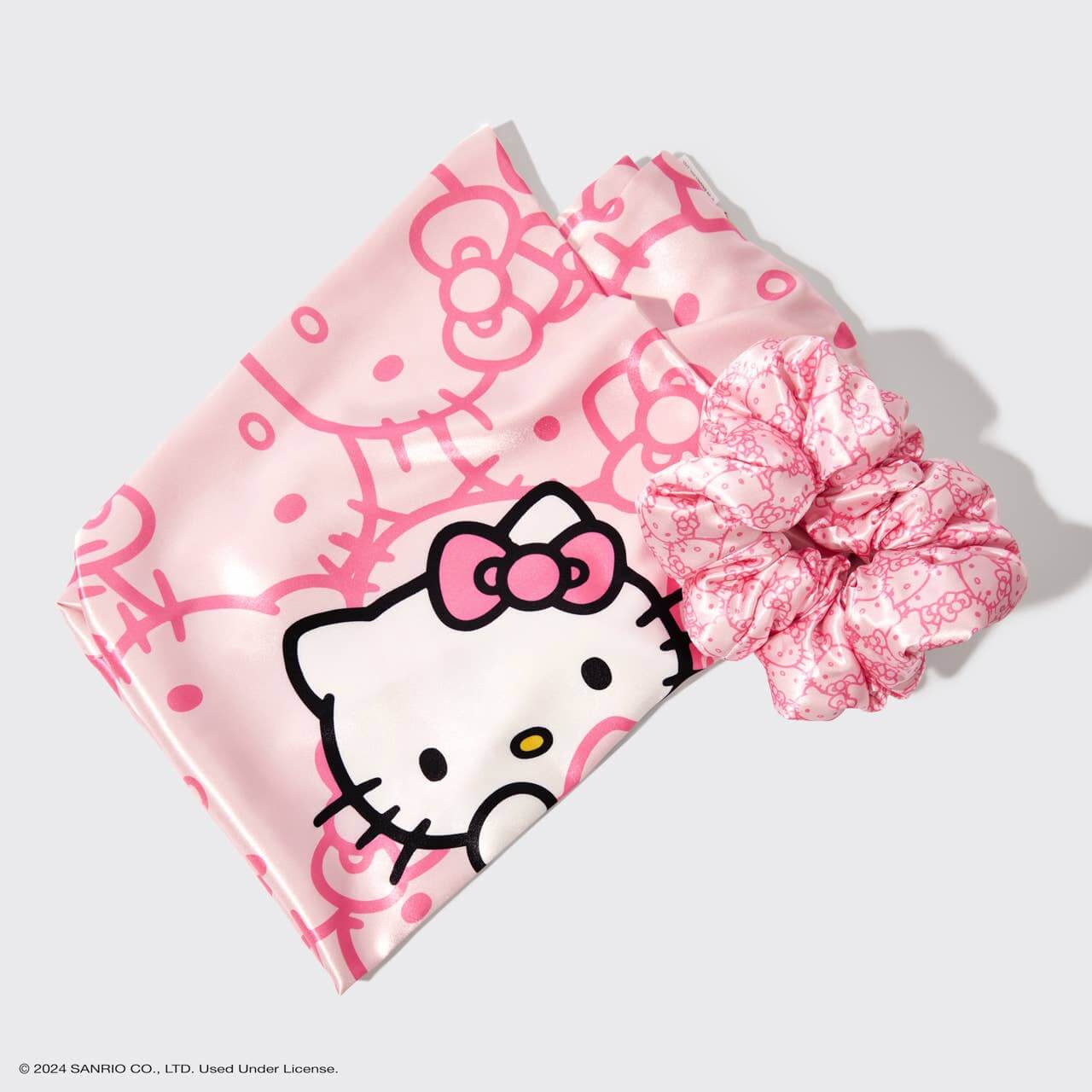 Product Image for Hello Kitty x Kitsch Satin Pillowcase & Pillow Scrunchie Set