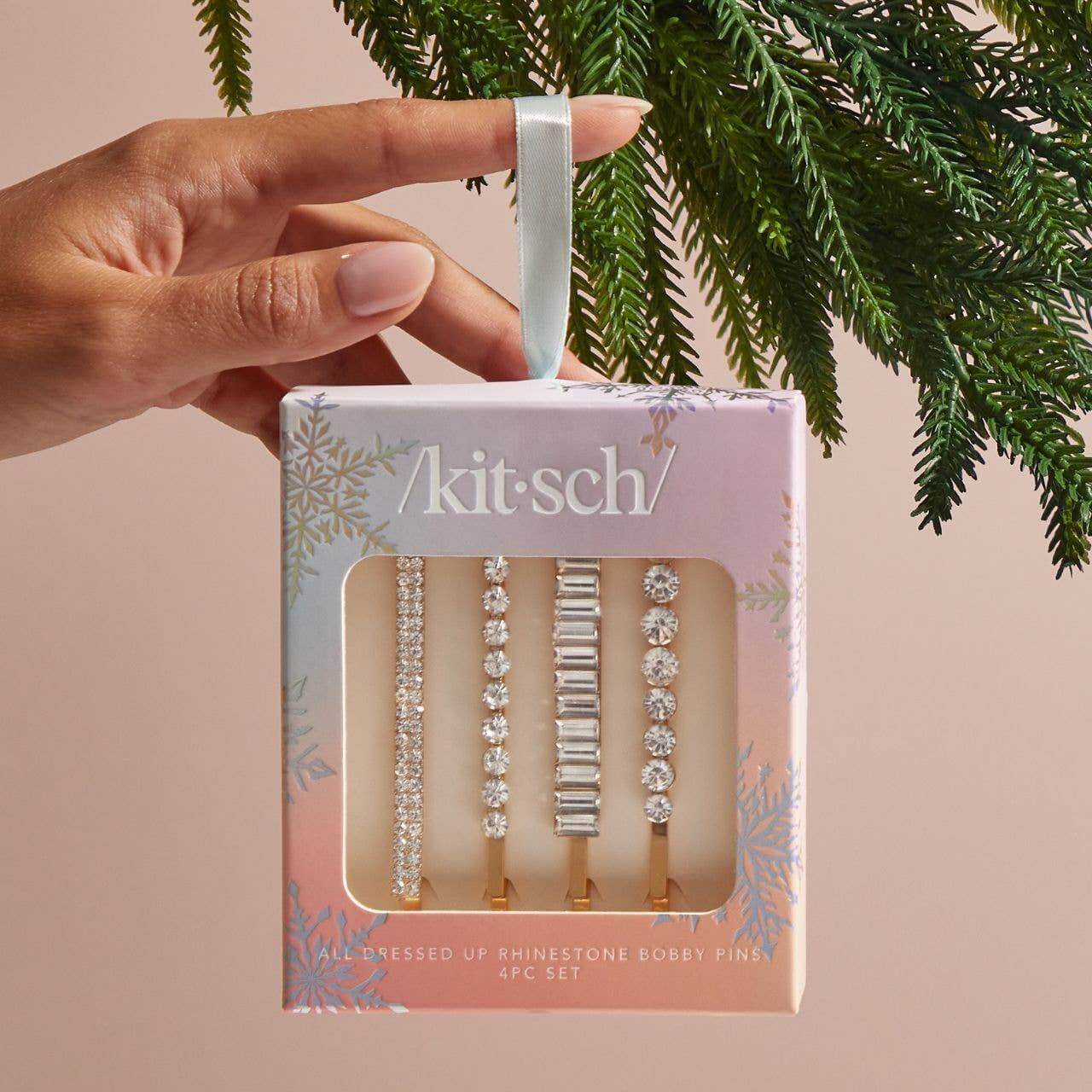 Product Image for Holiday All Dressed up Rhinestone Bobby Pins 4pc Set