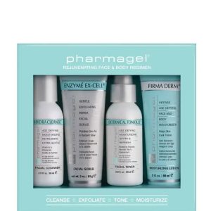 Product Image for Pharmagel Kit – Cleanser, Exfoliate, Tone, and Moisturize Gift Set