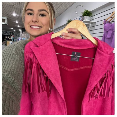 Product Image for Fringe Western Open Front Jacket