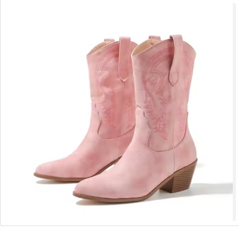 Product Image for Western Embroidery Cowgirl Boots
