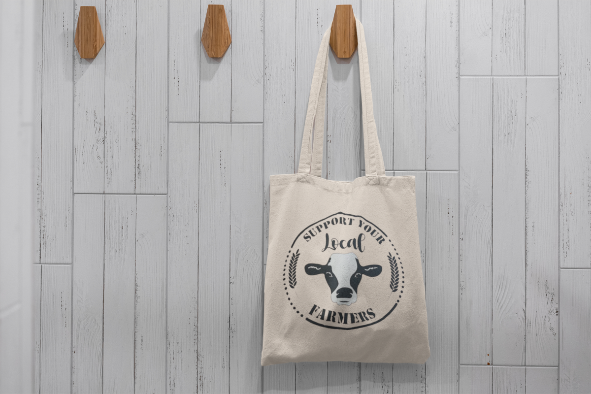 Product Image for Moo-ve Over Plastic 🐄 – Local Farmer Cotton Tote