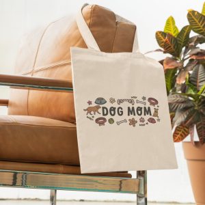 Product Image for Dog Mom Essentials Cotton Tote Bag