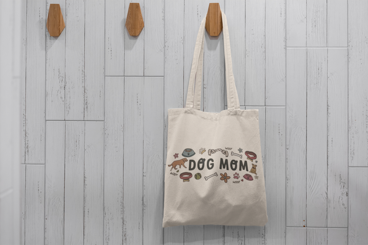 Product Image for Dog Mom Essentials Cotton Tote Bag