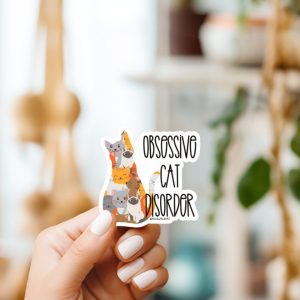 Product Image for Obsessive Cat Disorder Sticker