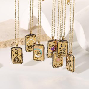 Product Image for Major Arcana Gold Tarot Card Necklaces