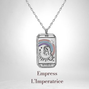 Product Image for Empress Tarot Card Silver Necklace