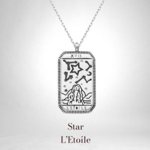 Product Image for  Star Tarot Card Silver Necklace