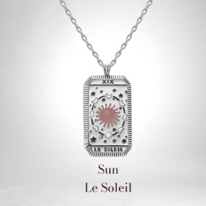 Product Image for Sun Tarot Card Silver Necklace