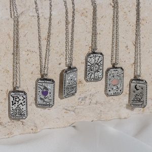 Product Image for Major Arcana Silver Tarot Card Pendant Necklaces