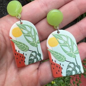 Product Image for  Monstera Love | 90s Inspired Earrings