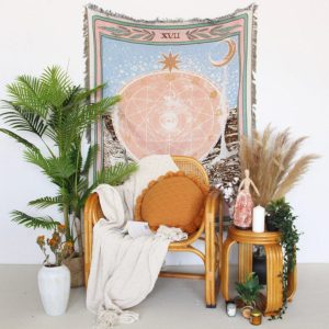Product Image for Star Tarot Card Woven Throw Blanket
