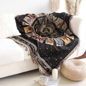Product Image for  Tarot Deck Woven Tapestry/Throw