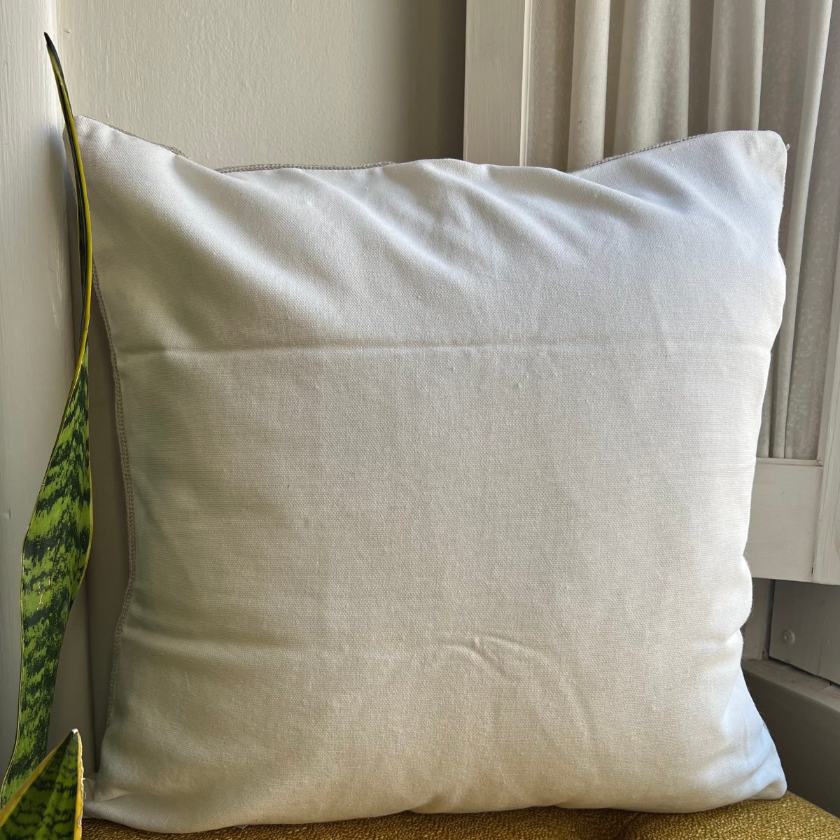 Product Image for Grey Tufted Floral Embroidered Pillow Cover