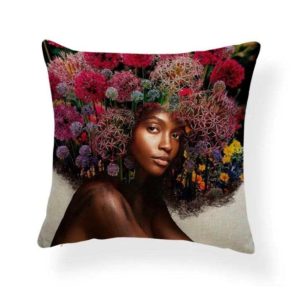 Product Image for  Beautiful Black Queen Indoor Outdoor Pillow Cover