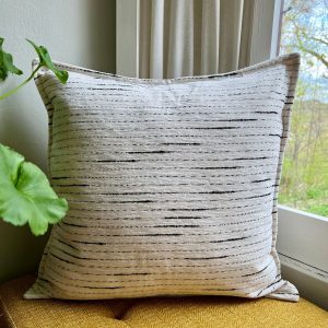 Product Image for Subtle Striped Chenille Throw Pillow Cover