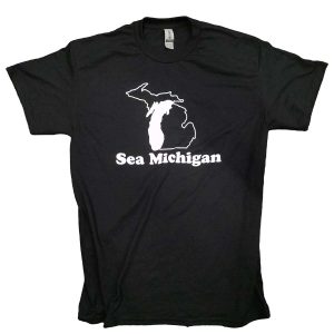 Product Image for  T-Shirt – Black – White Print