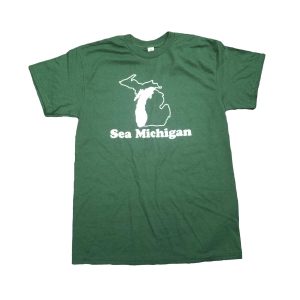 Product Image for  T-Shirt – Sport Dark Green – White Print