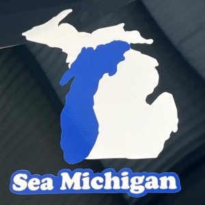 Product Image for  Decal – Sticker #1 – White/Blue