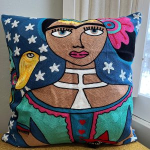 Product Image for Starry Night Frida Embroidered Pillow Cover
