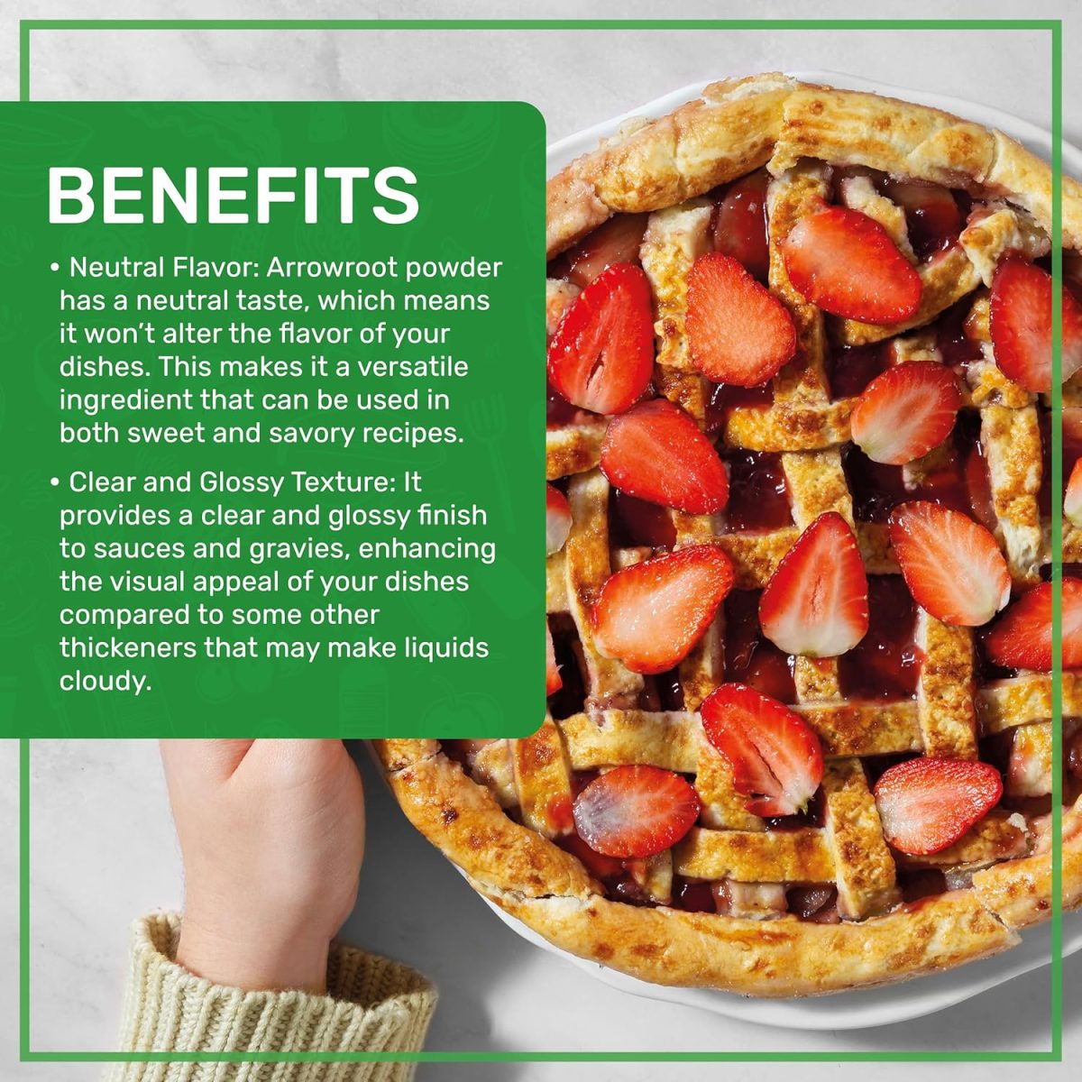 Product Image for Jiva Organics Organic Arrowroot Flour (Powder) 8 Ounce Bag – Raw, Non-GMO, Gluten Free