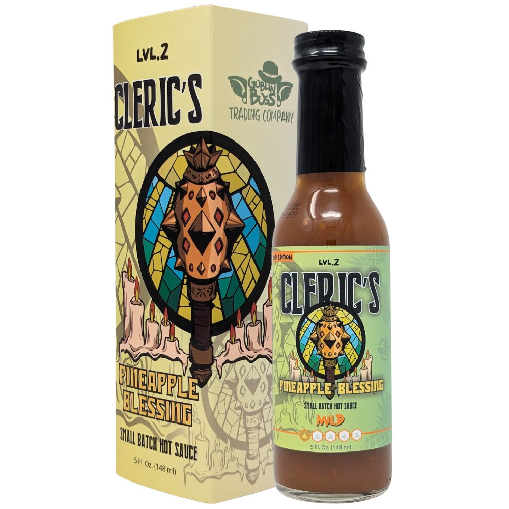 Product Image for Goblin Boss Cleric’s Pineapple Blessing Hot Sauce