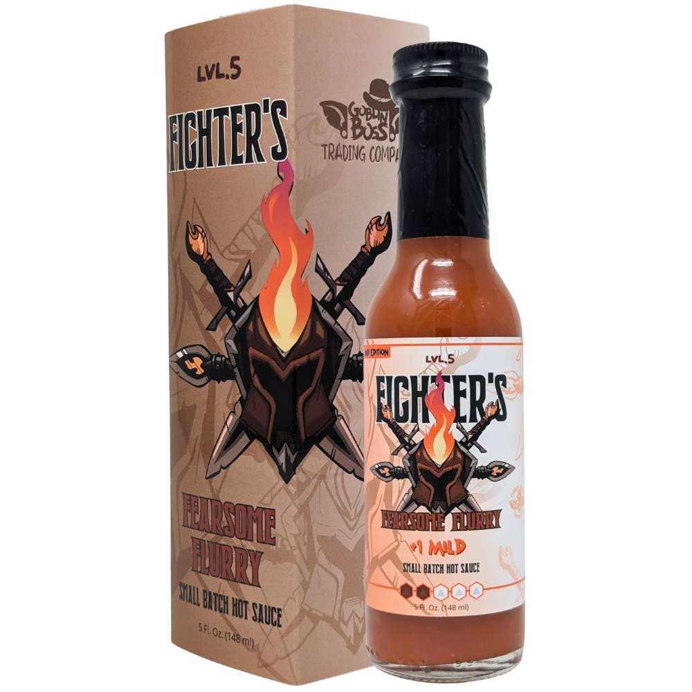 Product Image for Goblin Boss Fighter’s Fearsome Flurry Hot Sauce