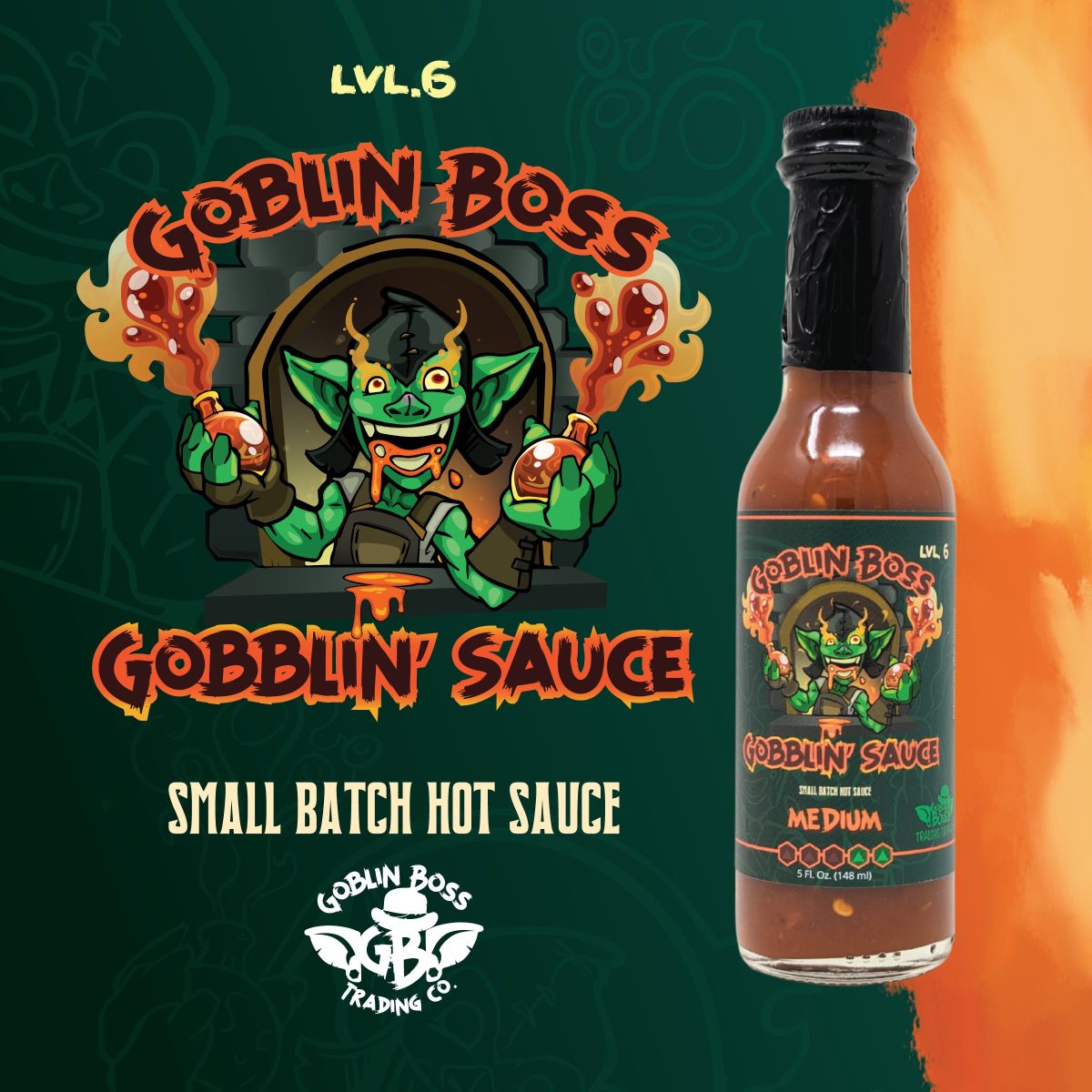 Product Image for Goblin Boss Gobblin’ Sauce Hot Sauce