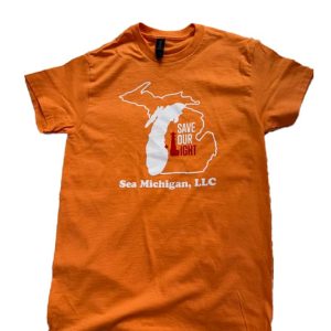 Product Image for T-Shirt – Save Our Light – Tangerine