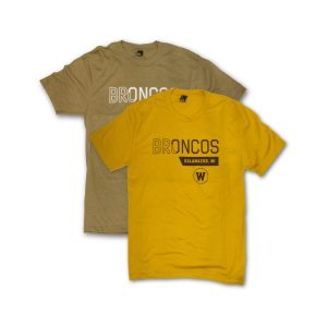 Product Image for Broncos Backslash Tri-Blend Tee