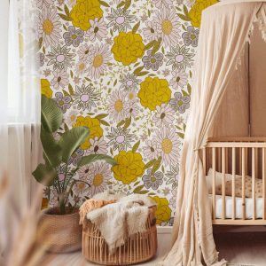 Product Image for Butterbloom Field Wallpaper – 2185