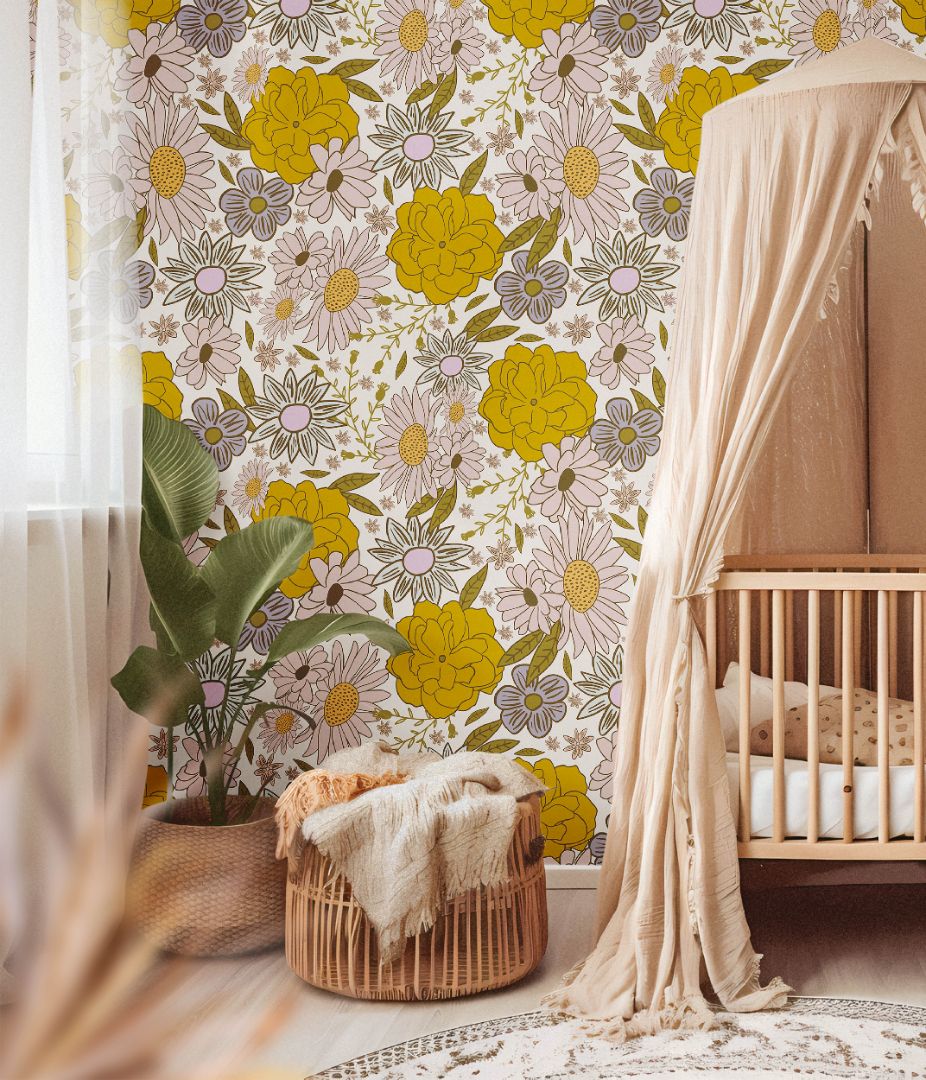 Product Image for Butterbloom Field Wallpaper – 2185