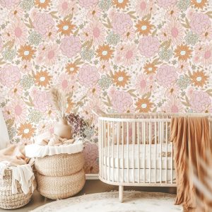 Product Image for Peach Petals Wallpaper – 2189a
