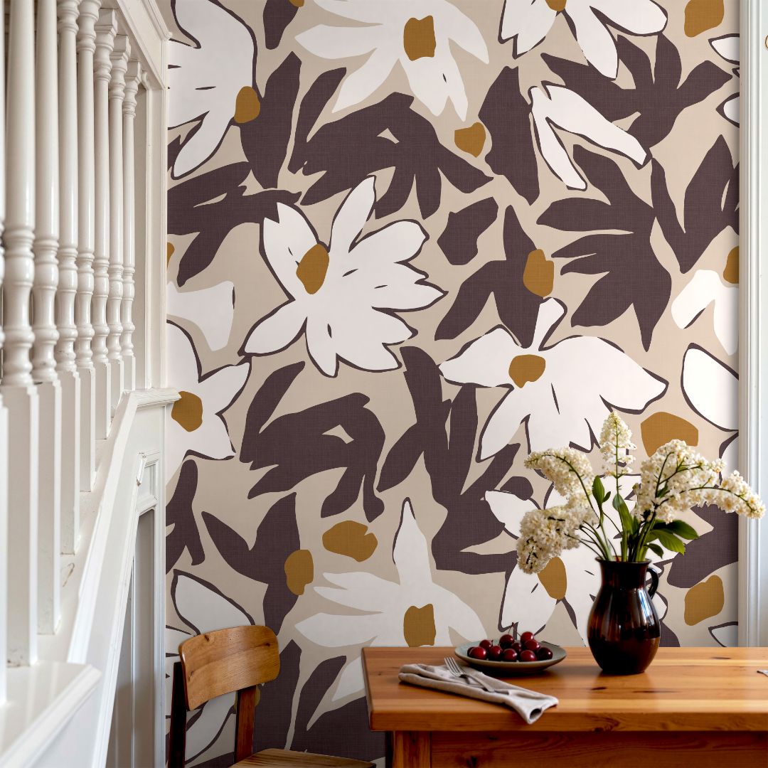 Product Image for Bordeaux Bloom Wallpaper – 2253