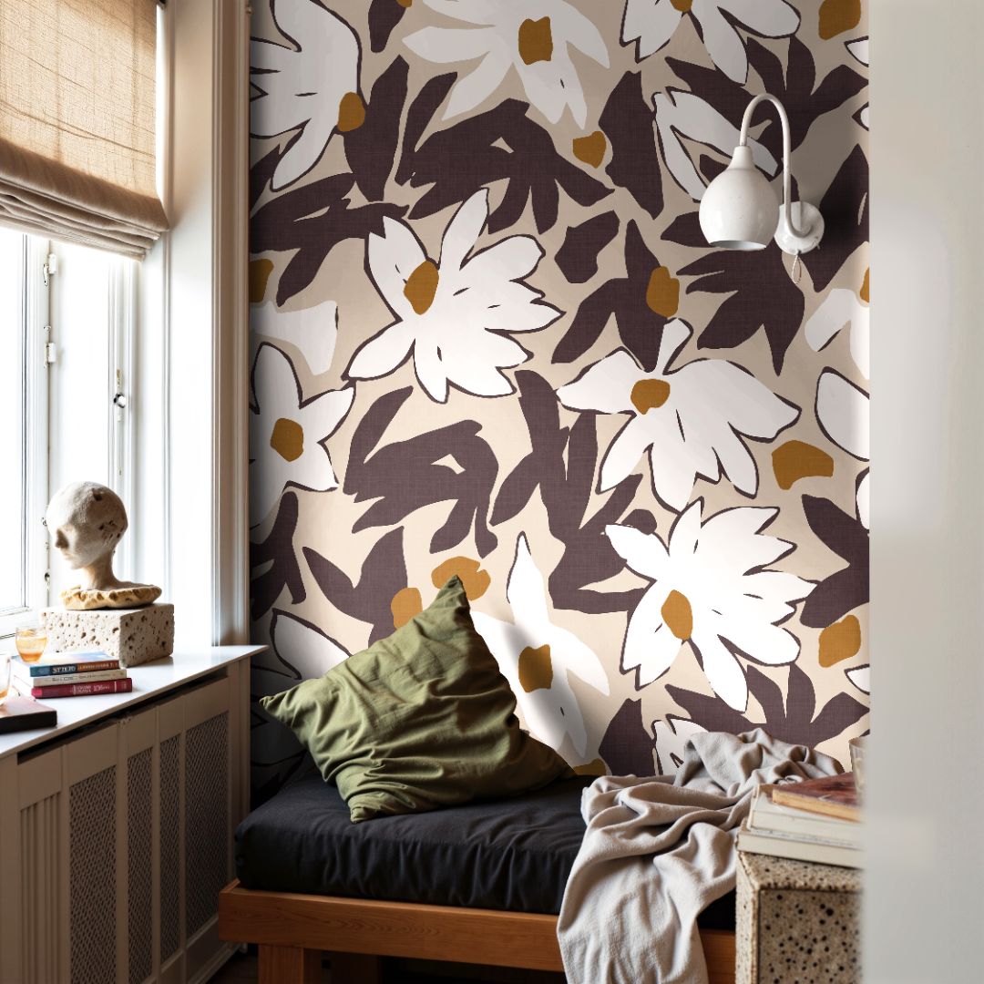 Product Image for Bordeaux Bloom Wallpaper – 2253
