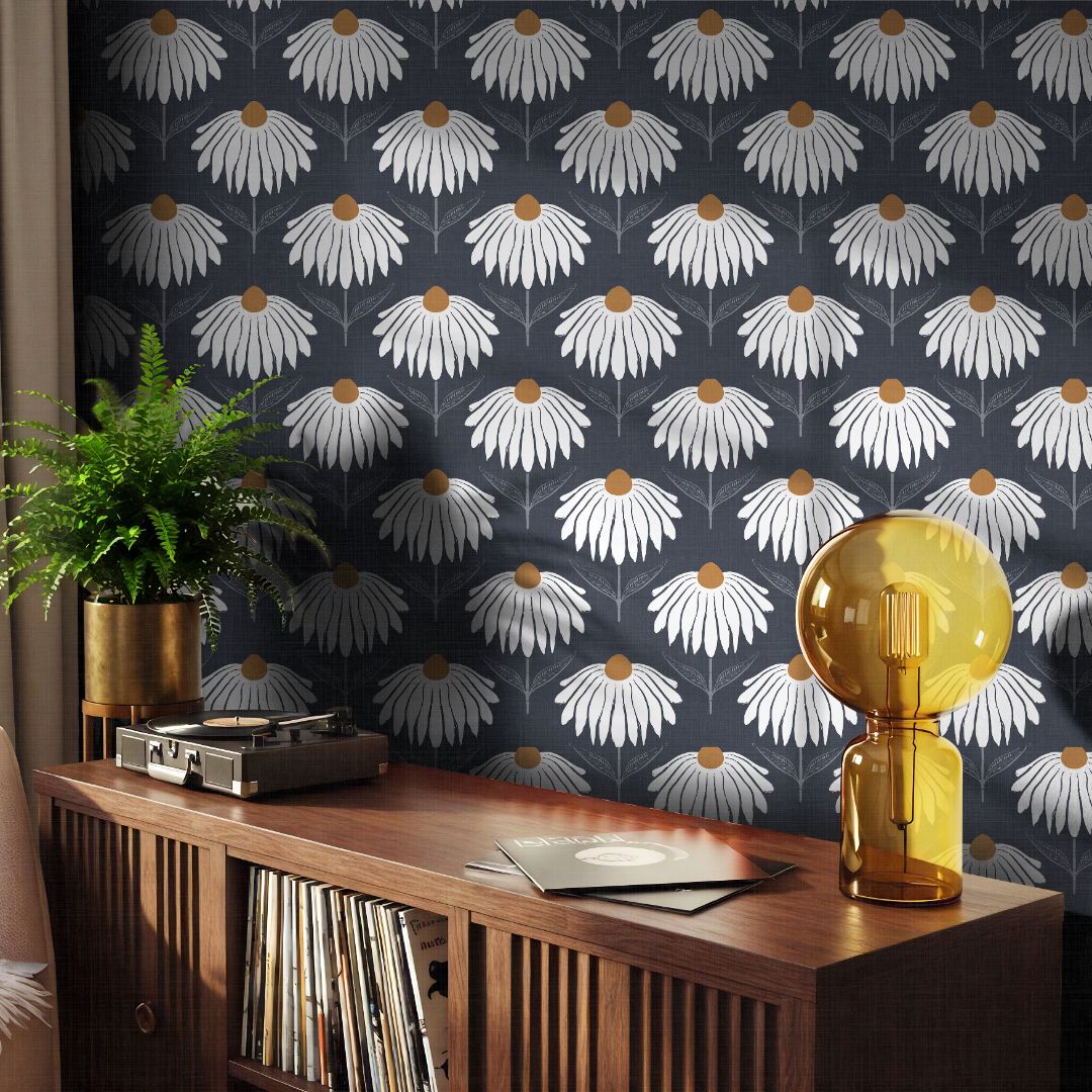 Product Image for Chantelune Noir Floral Wallpaper – 2249