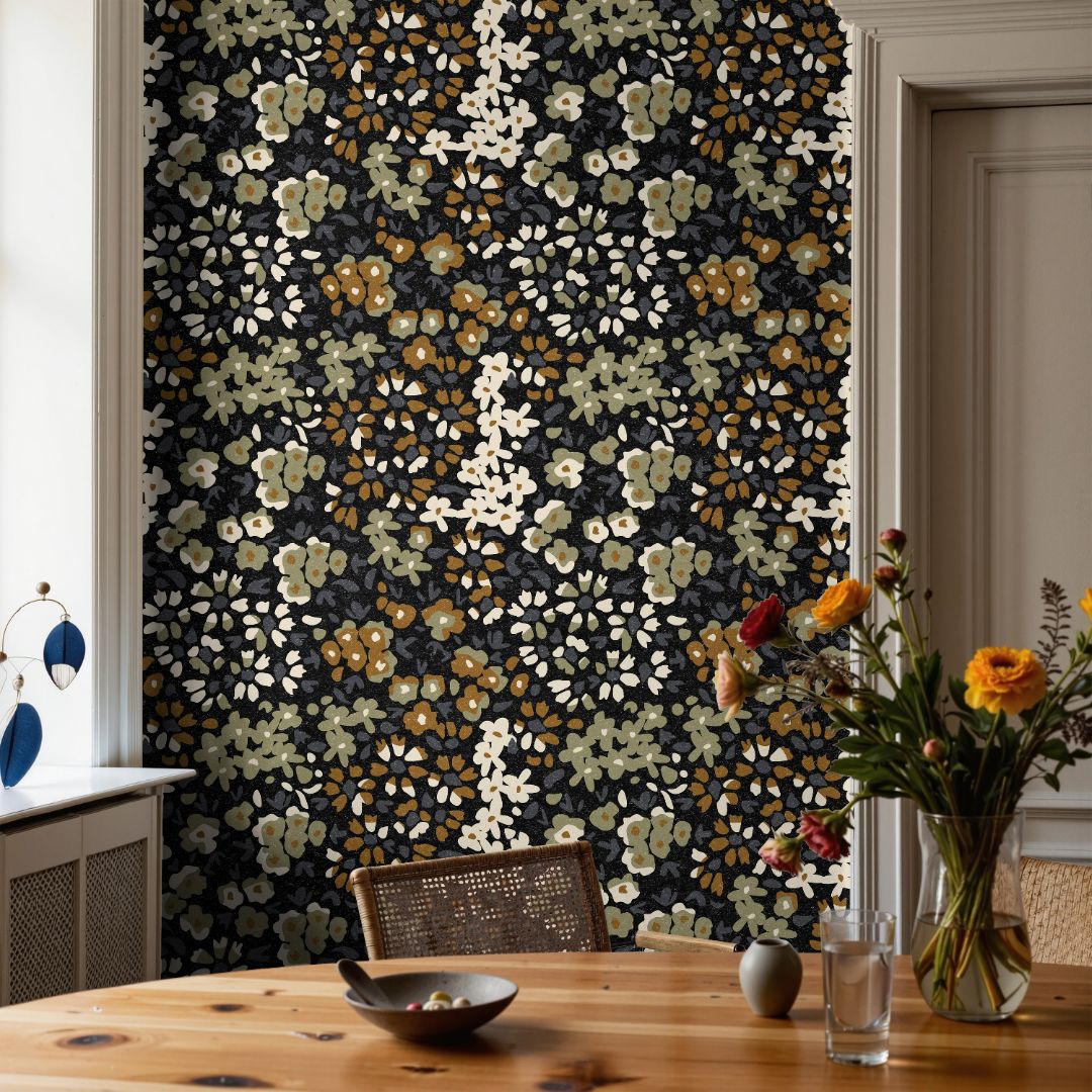 Product Image for Olived Calico Floral Wallpaper – 2291